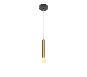 תלוי שחור+פליז LED 5W