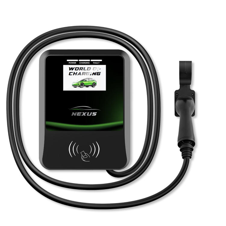 עמדת טעינה חכמה לרכב חשמלי Nexus Touch 22KW תלת פאזי