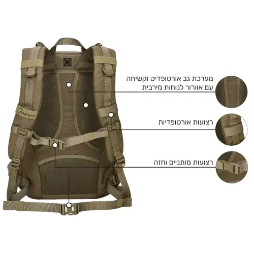 תיק גב טקטי Radar מבית SNIPER