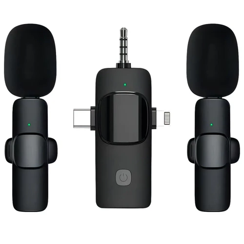 זוג מיקרופון דש אלחוטי לסמארטפון K35 TI