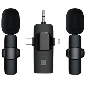 זוג מיקרופון דש אלחוטי לסמארטפון K35 TI