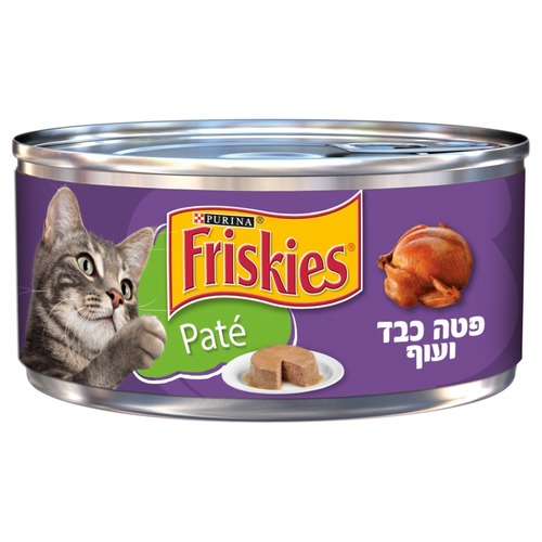 פריסקיז שימור פטה כבד ועוף 156 גרם