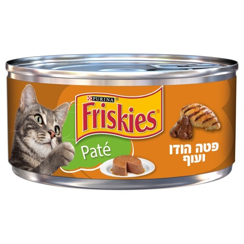 פריסקיז שימור פטה הודו ועוף  156 גרם
