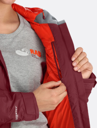 מעיל פוך נשים Valiance Jacket Wmns שחור - Rab