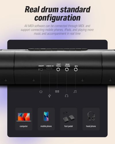 מערכת פדים אלקטרוניים EC6702 DED20 מבית DONNER