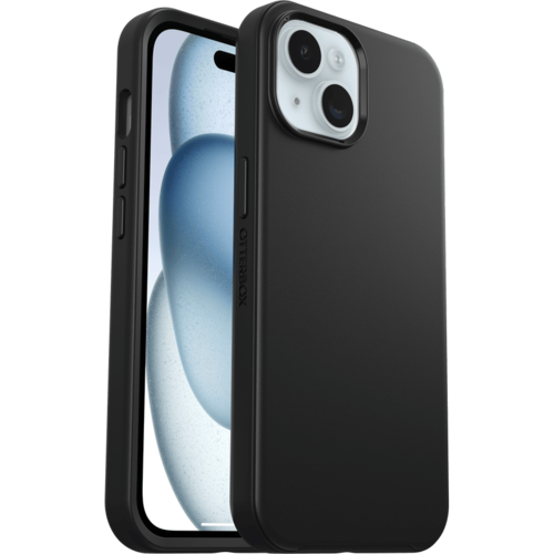 כיסוי לטלפון Otterbox Symmetry iPhone 15 MagSafe, שחור