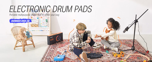 מערכת פדים אלקטרוניים EC6702 DED20 מבית DONNER