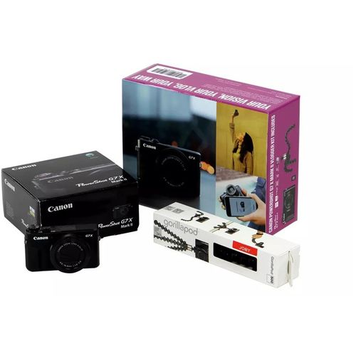 מצלמה קומפקטית Canon PowerShot G7 X Mark II - יבואן רשמי