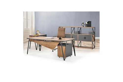 שולחן משרדי ללא שלוחה CANVAS רוחב 160 ס``מ