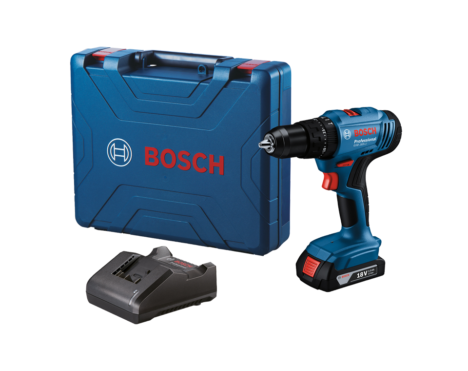 מברגה / מקדחה רוטטת נטענת בוש  GSB 183 LI BOSCH