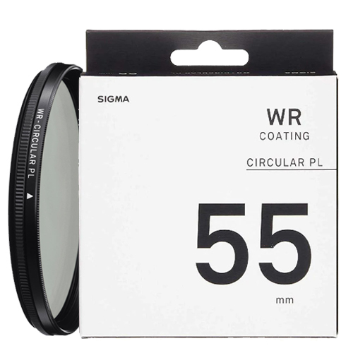 פילטר דוחה מים SIGMA WR CIRCULAR PL FILTER 55MM