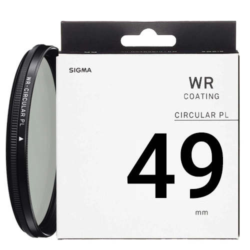פילטר דוחה מים SIGMA WR CIRCULAR PL FILTER 49MM