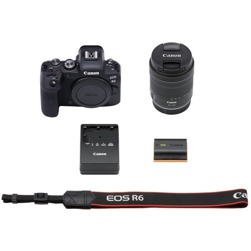 קיט מצלמה חסרת מראה קנון Canon EOS R6 + 24-105 STM f/4-7.1