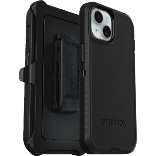 כיסוי לטלפון Otterbox Defender Iphone 15, שחור