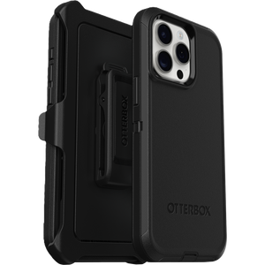 כיסוי לטלפון Iphone 15 Pro Otterbox Defender, שחור