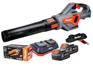 מפוח עלים נטען ברשלס 40V +2 סוללות 5 אמפר+מטען כפול