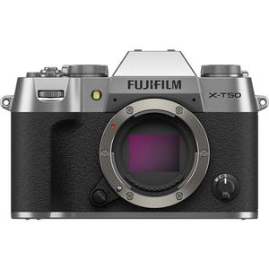 מצלמה ללא מראה FUJIFILM X-T50 גוף בלבד (כסוף) - יבואן רשמי
