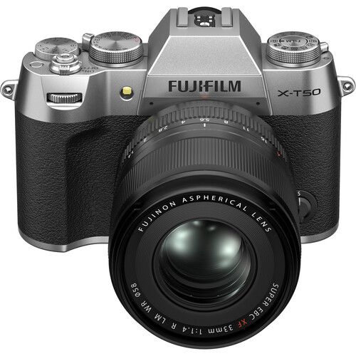 מצלמה ללא מראה FUJIFILM X-T50 גוף בלבד (כסוף) - יבואן רשמי
