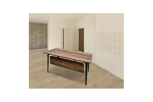 שולחן משרדי ללא שלוחה רוחב 160 ס``מ LEMAS צבע BAROK