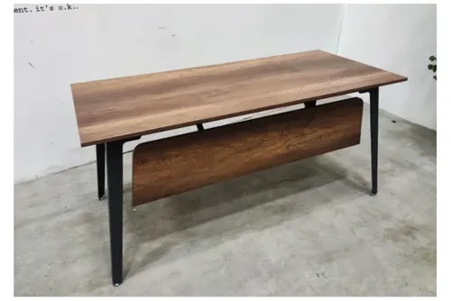 שולחן משרדי ללא שלוחה רוחב 160 ס``מ LEMAS צבע BAROK