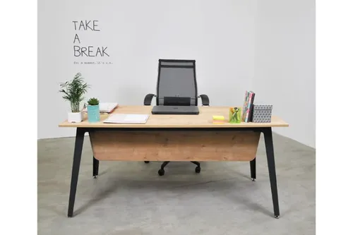 שולחן משרדי רוחב 180 ס``מ LEMAS צבע Safirmese