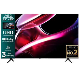 טלוויזיה HISENSE הייסנס 85A6BG
