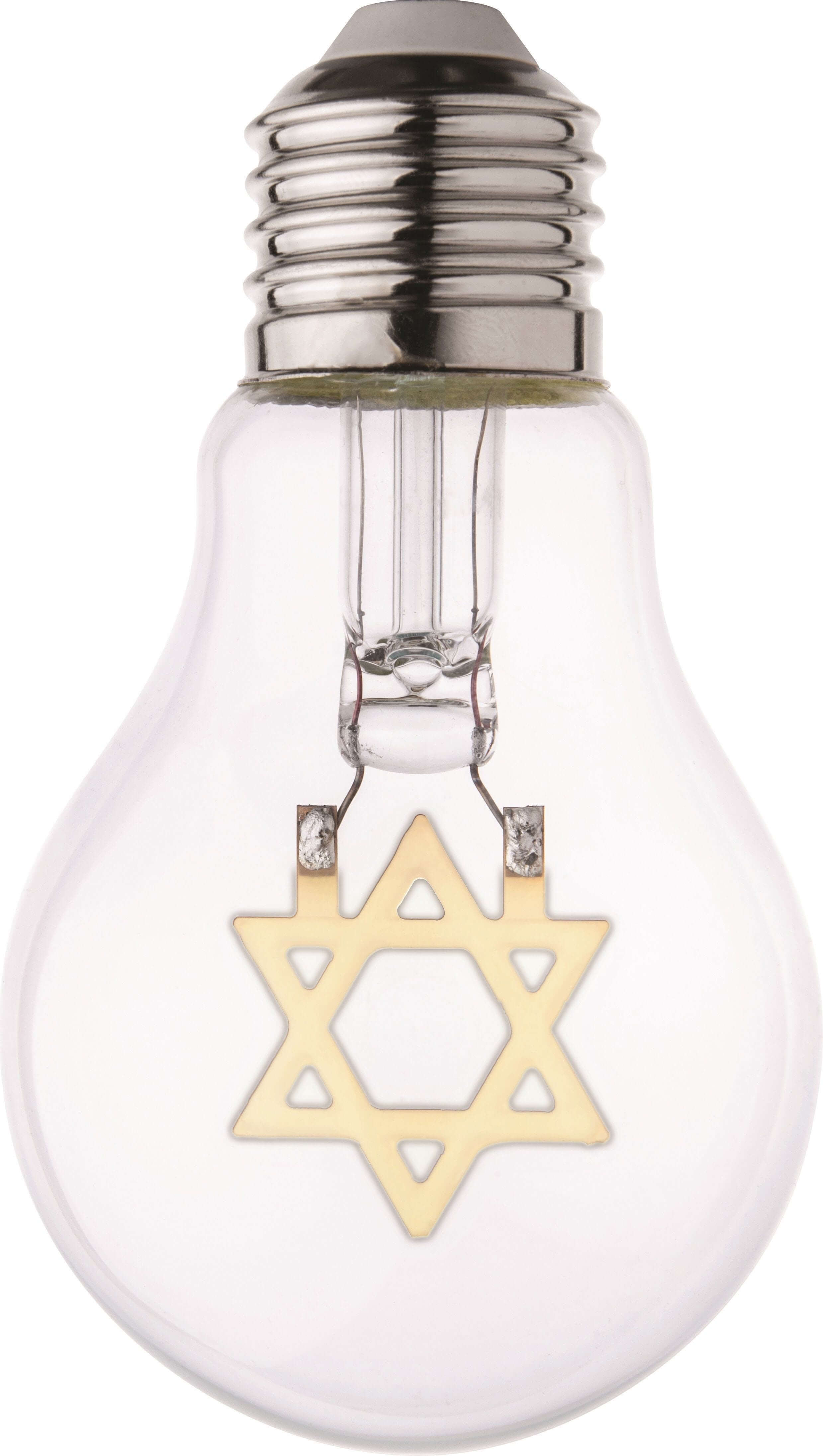 נורה לד מגן דוד E-27 אור כחול