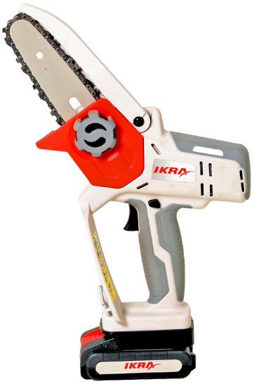 משור שרשרת מיני נטען גוף בלבד 20V ICC 2010 מנוע Brushless, IKRA 