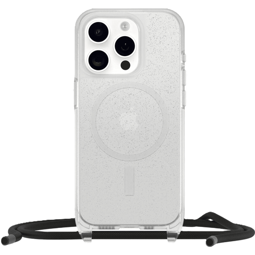 כיסוי לטלפון OtterBox React Necklace MagSafe iPhone 15 Pro Max, מנצנץ