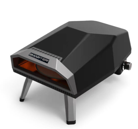 טאבון פיצה ביתי עם אבן מסתובבת בצבע שחור דגם P160X '16 מבית MIRA