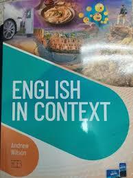 אינגליש אין קונטקסט ספר (3 יחידות ) - English in context אריק כהן
