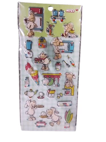 מדבקות ניקי תלת מימד - בישולים