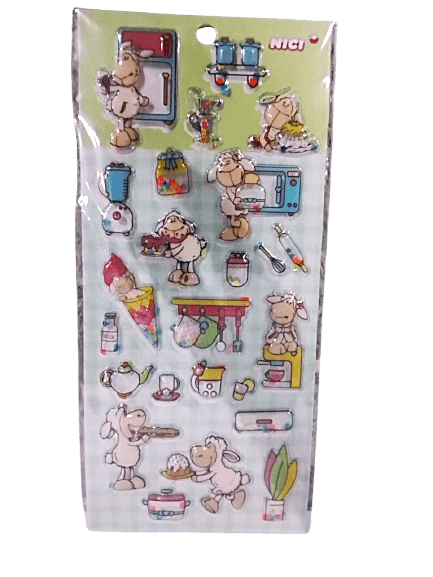 מדבקות ניקי תלת מימד - בישולים
