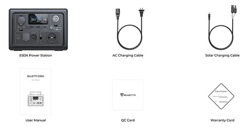 תחנת כוח ניידת Bluetti EB3A 600W 268Wh