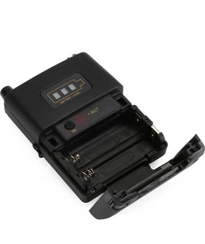 משדר כיס/חגורה עבור סדרת 5.8GHz (לא כולל מיקרופון מדונה או דש)