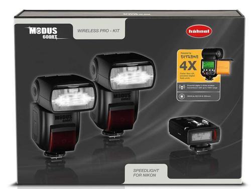 קיט פלאשים מקצועי למצלמות Nikon דגם Hahnel MODUS 600RT Pro Kit