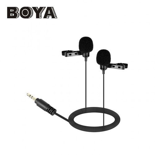 מיקרופון עניבה כפול Boya BY-LM300 למצלמות DSLR