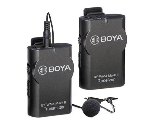 מיקרופון דש אלחוטי לסמארטפון Boya BY-WM4 Mark II