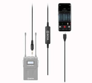 Boya 35C-USB C כבל מתאם מחיבור 3.5 מ”מ לחיבור USB Type-C