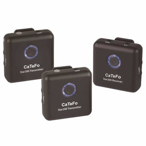 מיקרופון דש אלחוטי כפול לסמארטפון CaTeFo Star200 T2