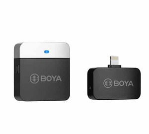 מיקרופון דש אלחוטי לאייפון Boya BY-M1LV-D