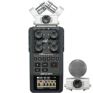 מקליט אודיו דיגיטלי Zoom H6