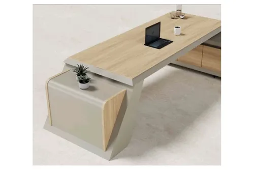 שולחן מנהל/ת PALOMA עם שלוחת מגירות צדדית צד ימין רוחב 240 ס``מ