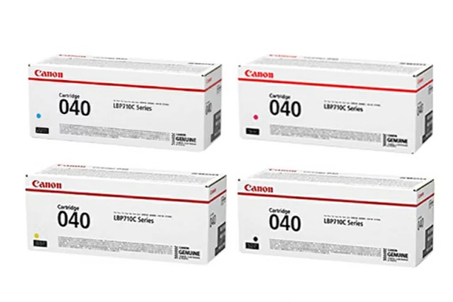 סט טונרים מקוריים CANON CRG040