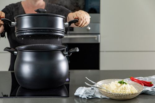 סיר קוסקוס ואידוי 24 ס