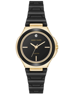 Anne Klein AK/5112GPBK קרמיקה שיבוץ יהלום לנשים