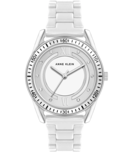 Anne Klein AK/5069SVWT נשים קרמיקה חדש 