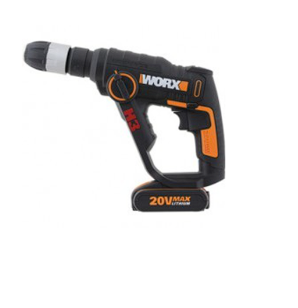 מקדחה/מברגה/פטישון נטען WX390.1 עם 2 סוללות ומטען Worx 