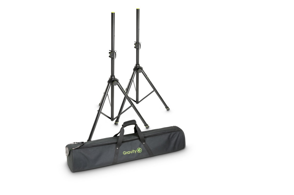 סט שני מעמדי רמקול בנרתיק מרופד דגם GSS5211BSET1 מחברת GRAVITY