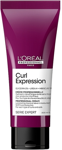 קרם מקצועי CURL EXPRESSION עשיר בלחות לשיער מתולתל לוריאל LOREAL